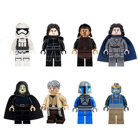 8cps Star Wars Minifigure Black Samurai Assembled Building Block Toy Gift Birthday Gift