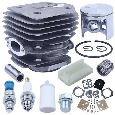 Kompatibel med Husqvarna 254 154 XP 254xp kjededeler 45mm sylinder stempel karbon reparasjon KT