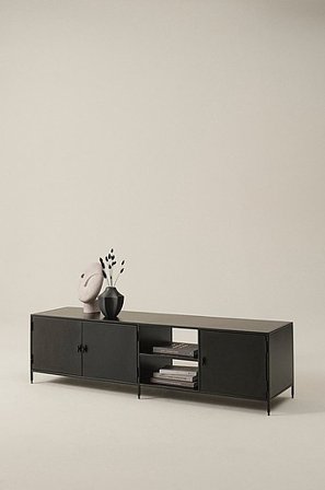 Jotex - Tv-bank 40x157 Cm Mattschwarz - SOLOM - Kaufe TV-Bänke bei Jotex