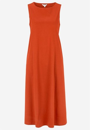Cellbes of Sweden - Ærmeløs Premium jerseykjole i rust til damer i størrelse 46/48
