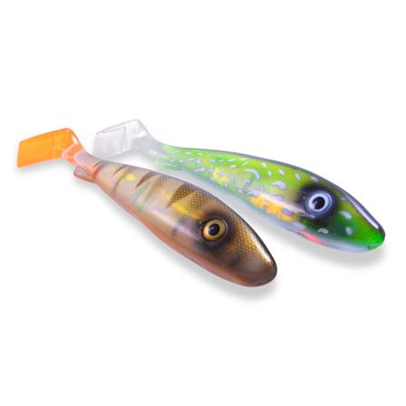 Svartzonker Flash Series McRubber Hot Perch & Baby Pike