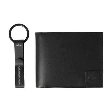 Calvin Klein Wallets & Cardholders , Zwart , Heren , Maat: ONE Size Portefeuilles