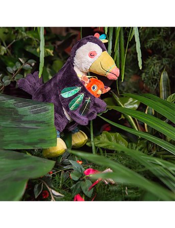 Moulin Roty Pakou Musical Toucan Dans La Jungle - Multi/patterned - 21 cm