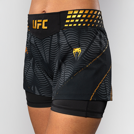 UFC Zenith by Venum Fight Night Fightshorts Sort Guld
