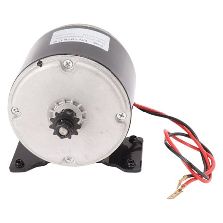 24V 300W Borstad Motor 2650RPM Helkopparspol Aluminiumlegering Borstad DC-Motor för Elsparkcykel Elcykel