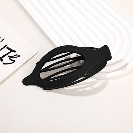 Duck Billed Hårklämmor Dam SVART