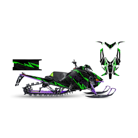 Dekalkit SweTown Dust Line - Arctic Cat M9000 King Cat Turbo 162 2018-2019