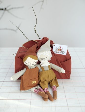 Fabelab Christmas Elf Doll - Grandpa - Multi/patterned - ONE SIZE