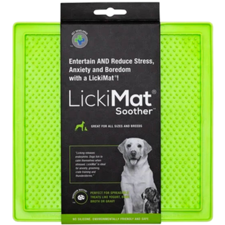 LickiMat - Klassisk smokk grønn 20 x 20 cm - Hund - Matplass & vannautomater for hund - For glupske hunder - ZOO.no