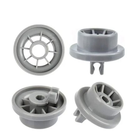 4 diskmaskinhjul för nedre korg, för Siemens, diskmaskinhjul 165314..DEBUNS