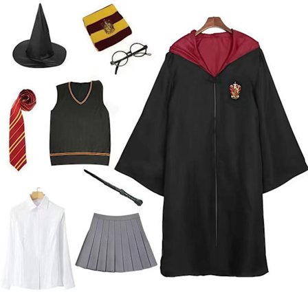 Hermine Granger Griffingkostyme Barn Voksen Harry Potter Samme Cosplay Sceneopptreden Kostyme Hogg Oates College Halloween Kostyme