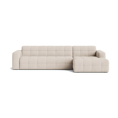 Paris Chaiselong Sofa, Højrevendt - Aragon Beige - Elegant & Robust Design - 318x162x77cm - Sofa med Uovertruffen Komfort til Stuen