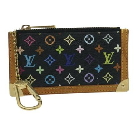 Louis Vuitton Vintage, Pre-owned Canvas Wallet Zwart, Dames, Maat:ONE Size