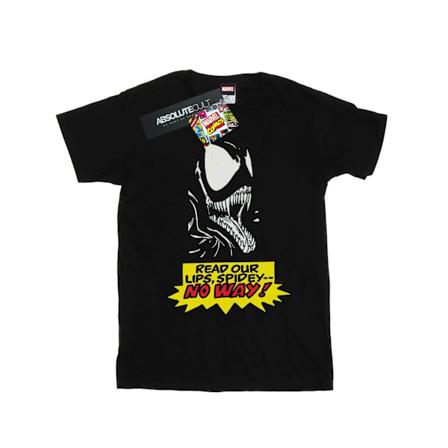 Marvel Boys Venom No Way T-Shirt 9-11 år Svart Black 9-11 Years