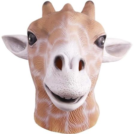Halloween söt giraffhuvudmask kostymfest hjorthuvudmask cosplay rekvisita