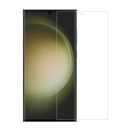 Skärmskydd Samsung Galaxy S24 Ultra 0.23mm 2.5D Härdat Glas - Transparent (miljö)