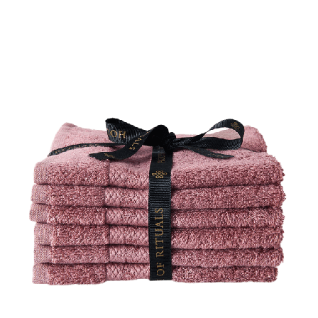 Rituals Super Smooth Cotton Guest Towel Tillbehör Unisex Rosa 30X30CM