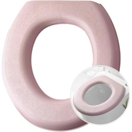 2 st Toalettstolsskydd, Toalettstolsskydd, Toalettstolsskydd, O-formad tvättbar bärbar toalettlocktanklock