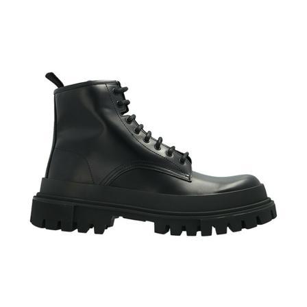 Dolce & Gabbana, Combat Boots Czarny, Mężczyzna, Rozmiar: 42 EU