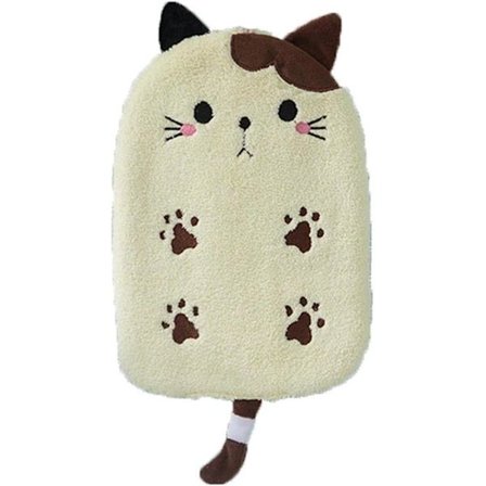 Torkduk Håndkle Tegneserie Katt Broderi Lommetørkle Absorberende Hurtigtørkende Håndkle for Husholdnings Veggmontert Kjøkkenutstyr