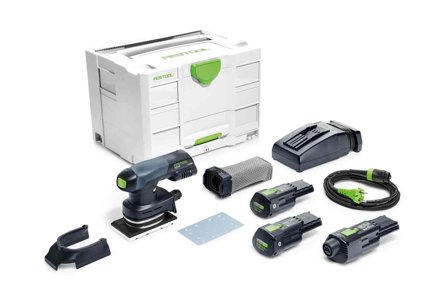 Festool RTSC 400 3,0 I-Set Planslip med batteri och laddare, Maskiner