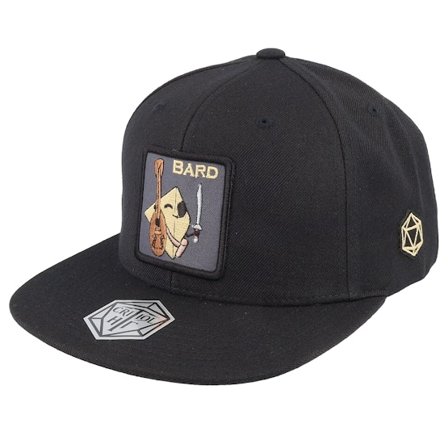 Critiql Hit - Bard Class Black Snapback Snapback Black Cap - @ Hatstore