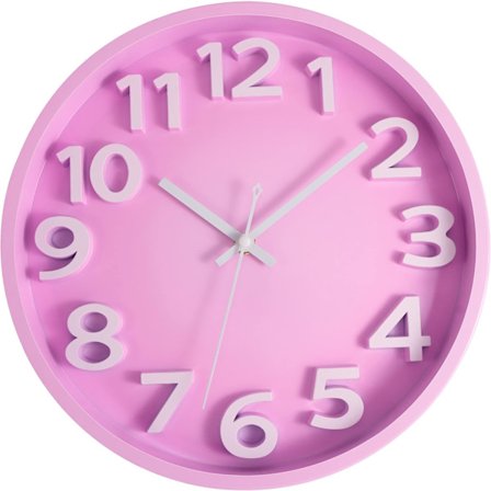 Moderne veggklokke, stor stille ikke-tikkende batteridrevet