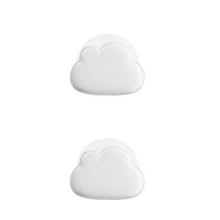 1/2/3 LED nattlampa för barn Bästa följeslagare i mörk natt White-1W 2Set