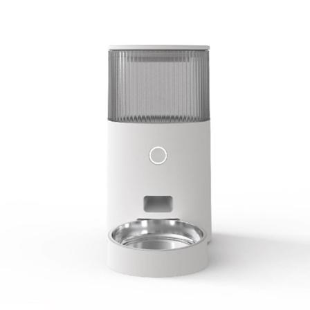 Husdjurs intelligent matare, tidsinställd kvantitativ automatisk utfodring White