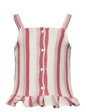 Kogthyra Singlet Frill Top Wvn Patterned Kids Only
