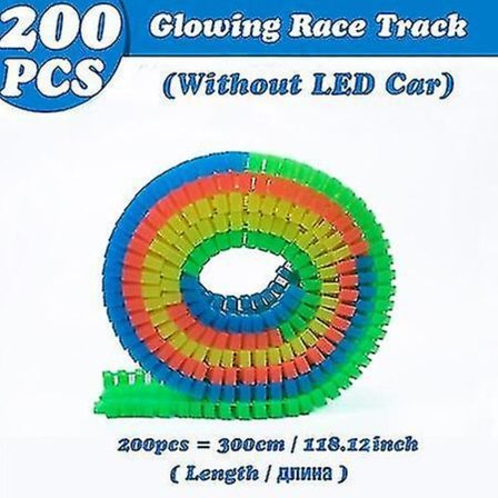 Spårbilar Kompatibla Med De Flesta Spår Lyser Upp Ersättningsleksaksbilar