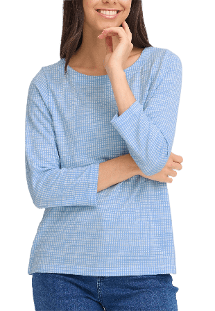 Fransa FRNIALA TEE 2 T-shirts & toppar Dam Blå XS