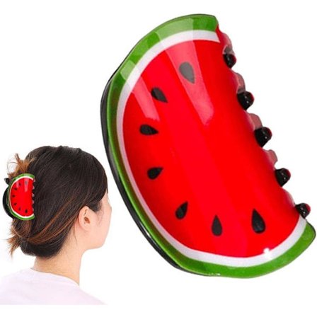 Sød vandmelon mønster akryl lille hår haj klip stilfuld Dur
