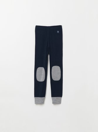 Polarn O. Pyret - Long johns in merino wool - 74 - 80 - Childrenswear - blue