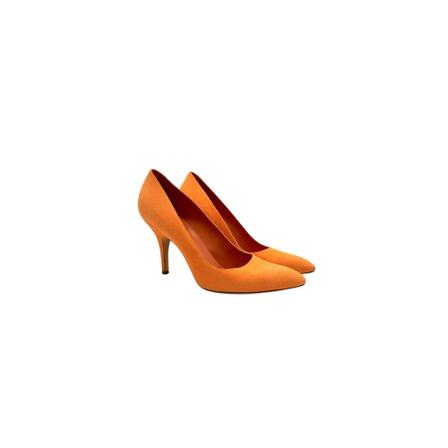 Hermès Vintage Pre-owned Heeled Pumps Orange, Dame Vintage Sko, Størrelse: 39 EU