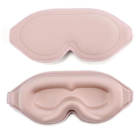 3D Sovemaske – Ergonomisk & Vippe-venlig | Nul Øjentryk for Dyb HVILE