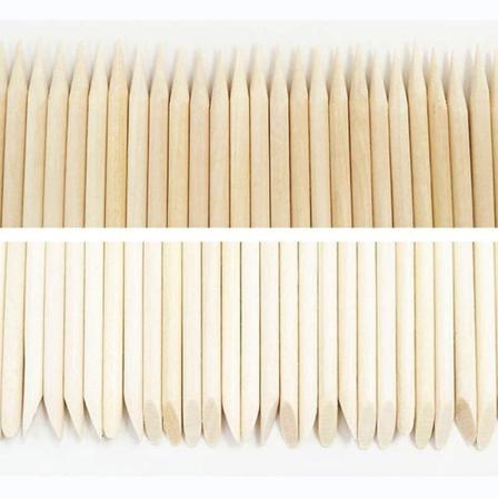 200st/lot Nail Art Orange Träpinne För Nagelband