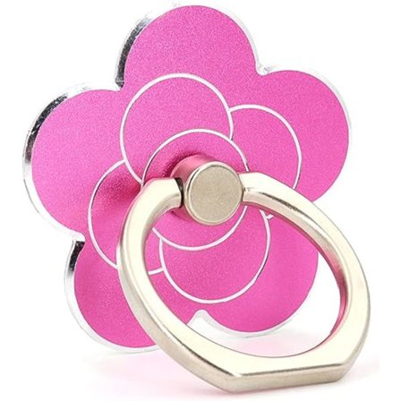 Mobiltelefon Ringholder Blomster Finger Ring Grip Stativ 360 Graders Rotation Universal Kickstand Kompatibel med Alle Smartphones