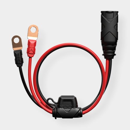 Snelkoppeling voor acculader NOCO GC002 X-Connect Eyelet Terminal Connector, 60.96 cm, 12 V, met zweefzekeringhouder + snelkoppeling + batterijogen (