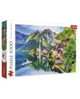 Pussel Hallstatt 1000 bitar - Natur & stadsliv - Trefl