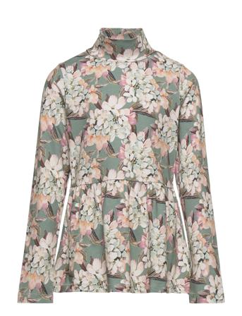 Hydrangeas T Bluse Tunika Multi/mønstret Müsli By Green Cotton