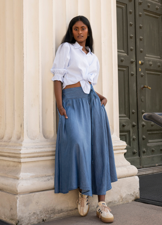 Astrid Skirt Soft Denim Soft Denim / M