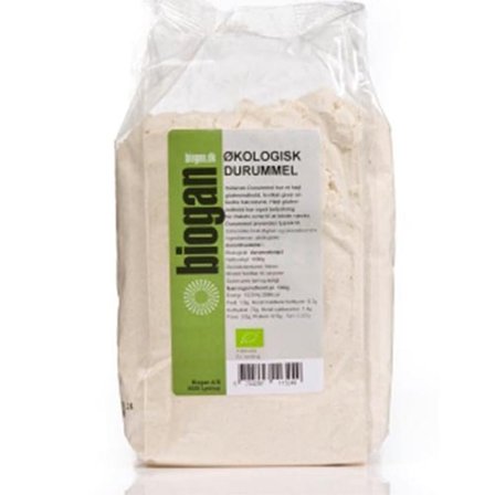 Biogan Durummel Fint Ø 1 kg, Helse & Madvarer, Mel, Øvrigt