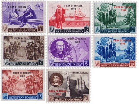 San Marino 1952 - MICHEL 477-484 - Postfrisk