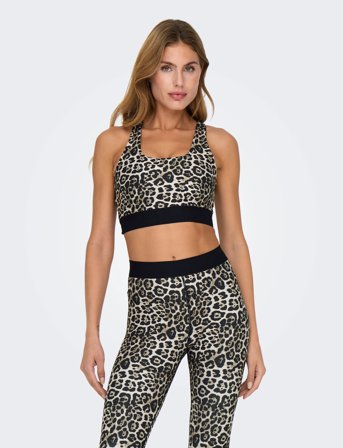 Only Play Onpdaisy-2-Leo Aop Bra - Black - M