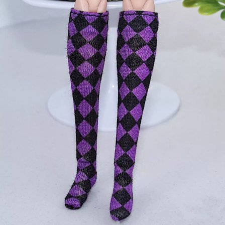 Handgjorda bomullsstrumpor Långa dockstrumpor 10 10