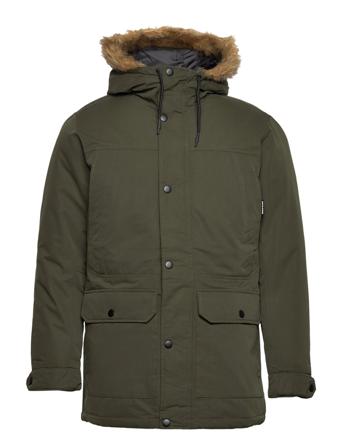 Jjwinner Parka Fur Parka Takki Khaki Green Jack & J S