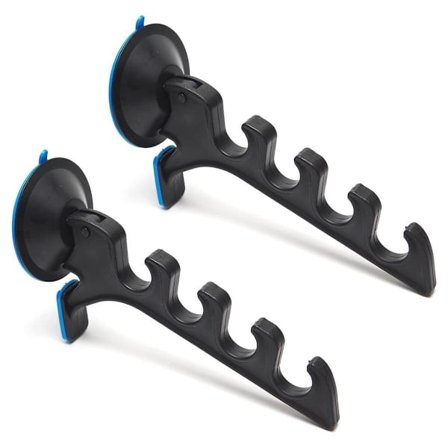 Fiskestang Sugekopp Display Stativ Holder Oppbevaring Organizer Veggfeste Stativ