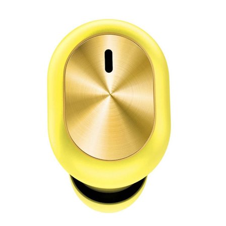 Trådlösa hörlurar Bluetooth med mikrofon GUL