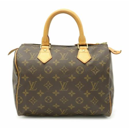 Louis Vuitton Vintage, Pre-owned Speedy 25 Monogram Handbag Bruin, Dames, Maat:ONE Size